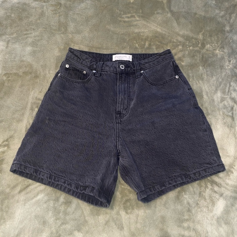 Abercrombie & Fitch Charcoal Denim Shorts